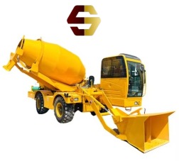 Self Loading Concrete Mixer Truck SLM4
