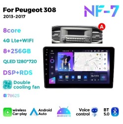 Android Car Radio Peugeot 308 2013-2017