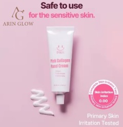 Organic Pink Collagen Hand Cream