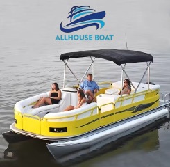 Custom Color Boat Luxury Yacht Pontoon