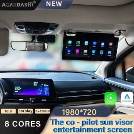ACAR OEM Factory 12.3' Sun Visor Carplay